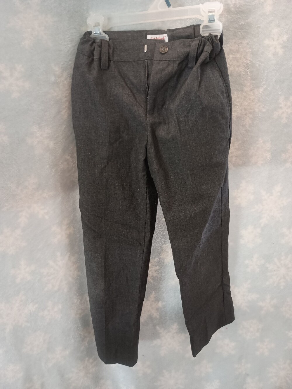 Girl's Cat & Jack Charcoal Gray Dress Pants Size 7